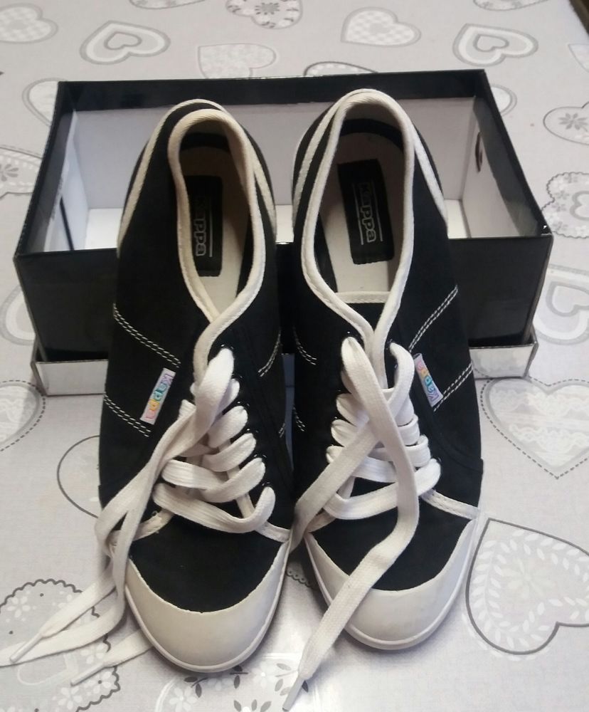 Basket ou tennis noire Kappa Original �tat neuf - P 36 10 Domart-en-Ponthieu (80)