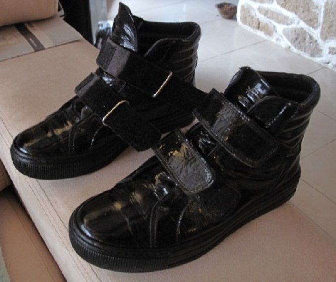 Baskets FEMMES -  SONIA RIKIEL - CUIR VERNIS NOIR , 36 89 Carry-le-Rouet (13)