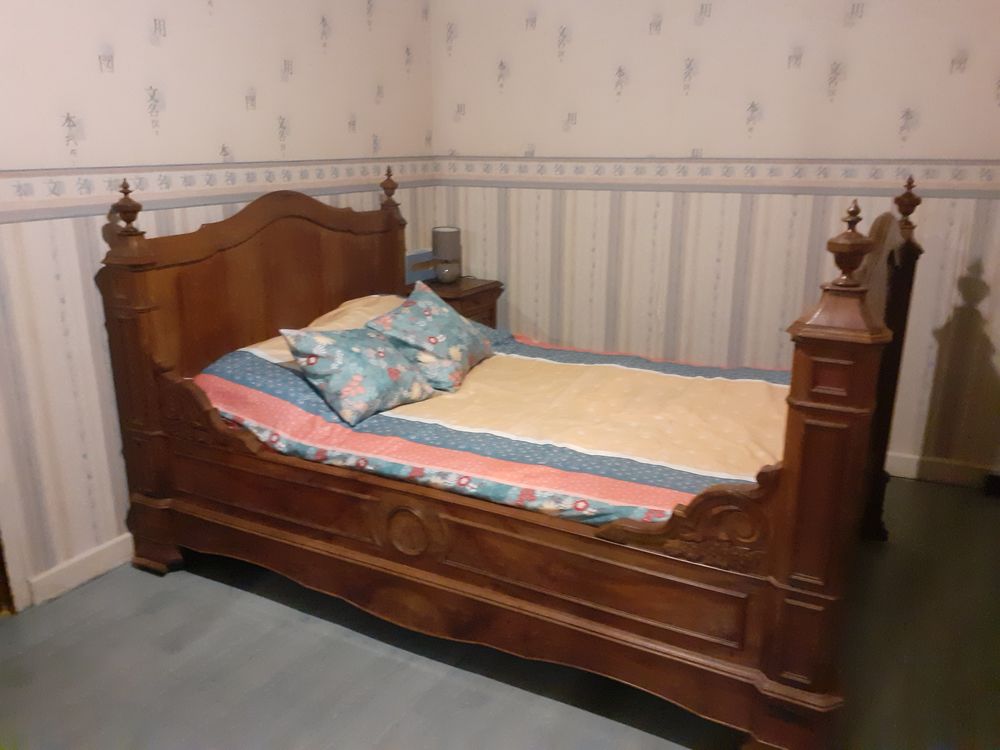 Lit bateau ancien 120cmm 190 cm 70 Baug� (49)