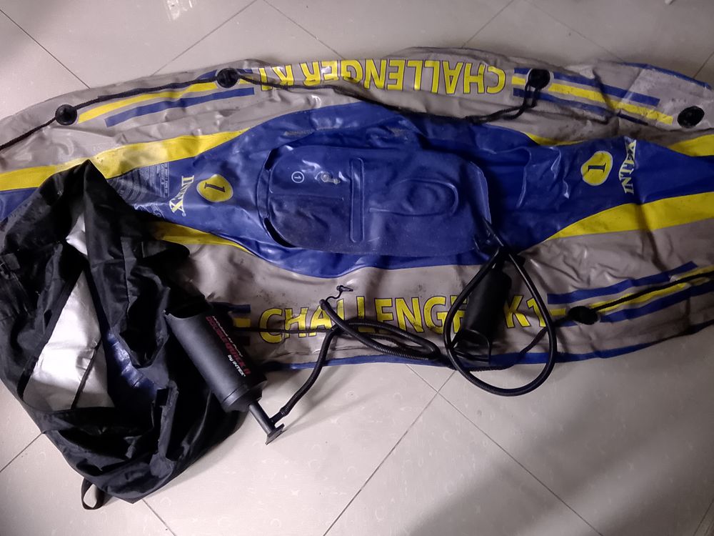 Bateau gonflable  K1 kayak 1 place avec pagaie double, gonfl 150 Kani-K�li (97)