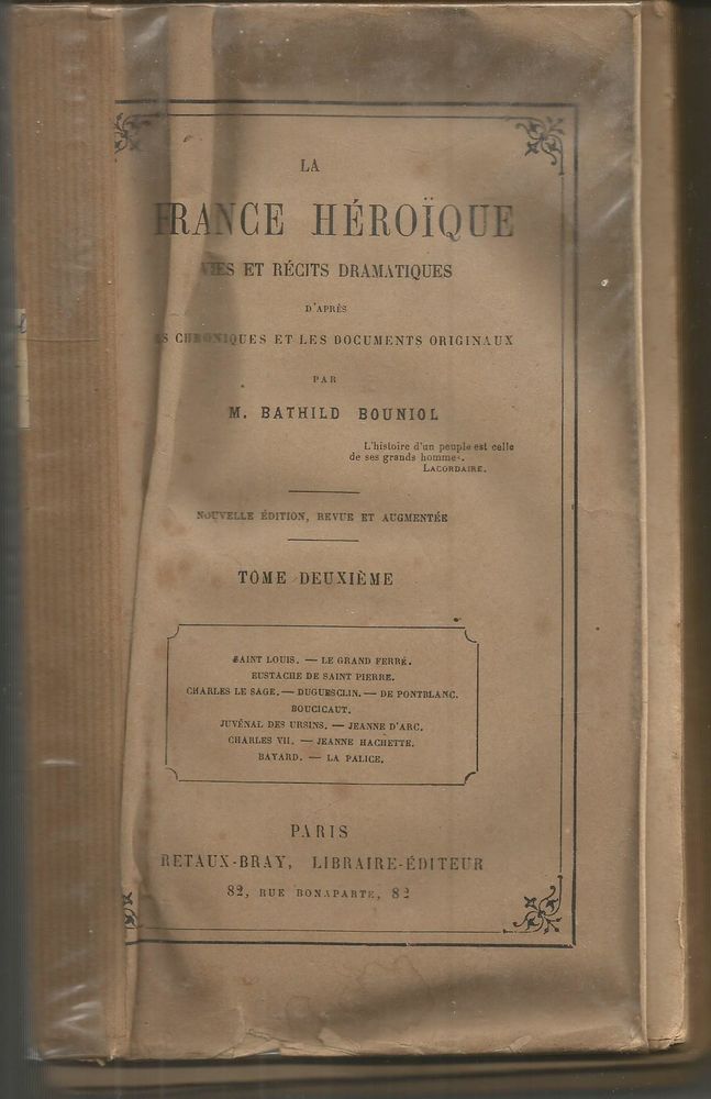 BATHILD BOUNIOL La France H�ro�que 8 Montauban (82)