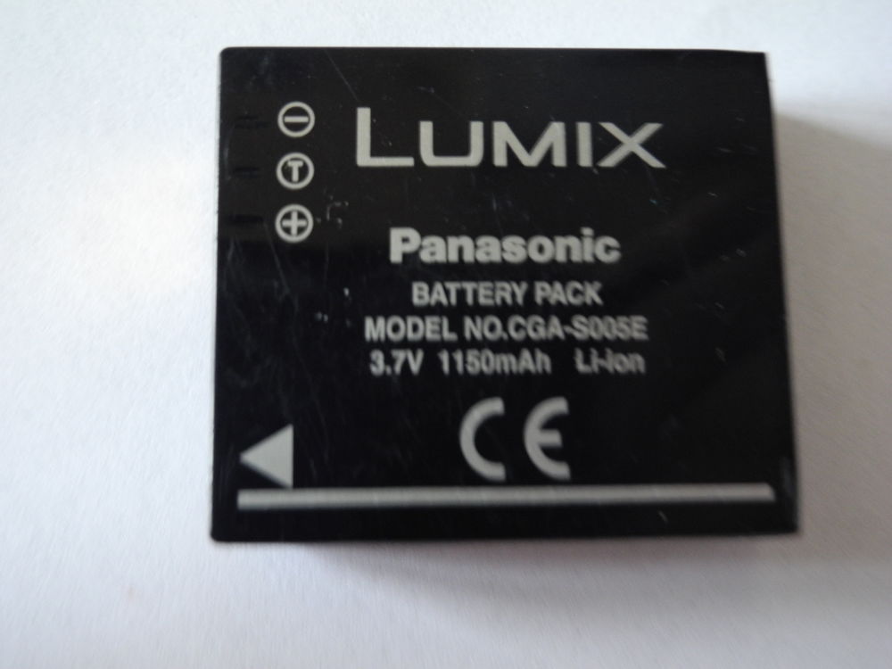 Batterie PANASONIC Lumix  N0. CGA-S005E 10 Épinay-sur-Seine (93)