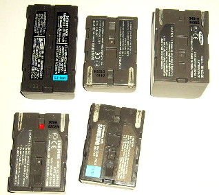 5 batteries pour camescope Samsung 30 Versailles (78)