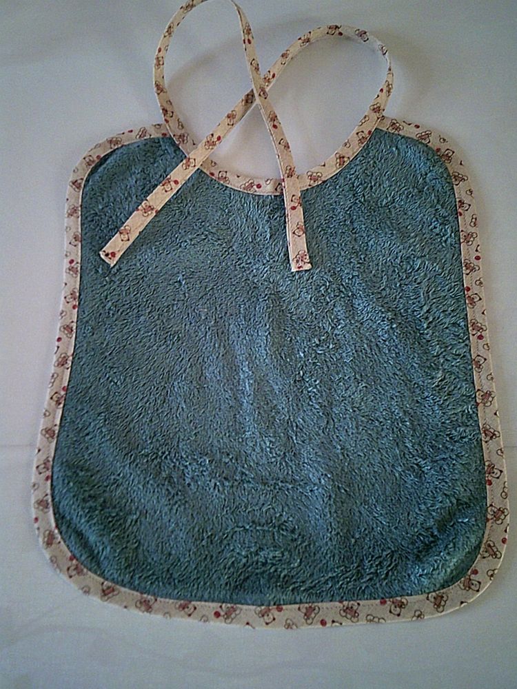 Bavoir  �ponge bambou pour b�b�  fait main 7 Auch (32)