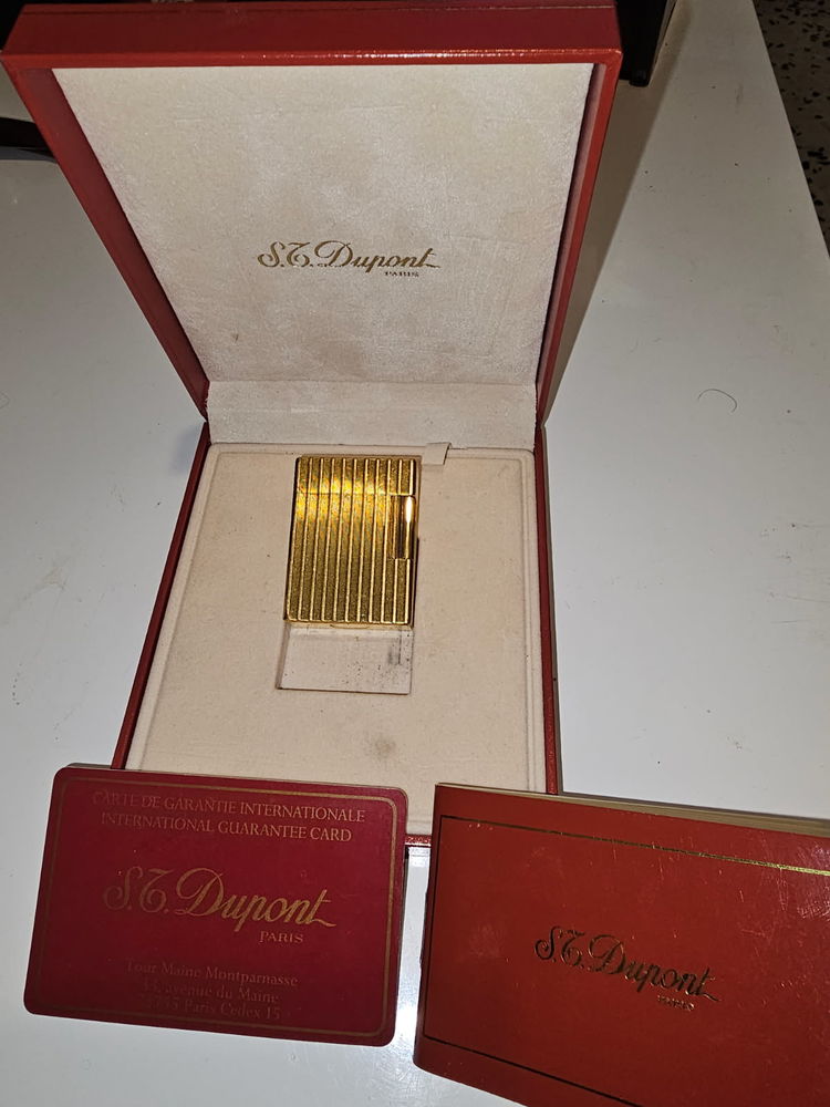 Beau briquet Dupont en or 600 M�jannes-l�s-Al�s (30)