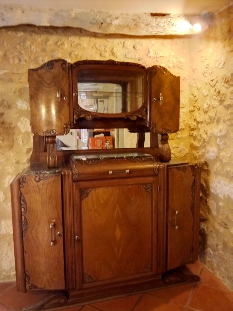 Beau buffet deux corps ann�es 40 80 Lanquais (24)