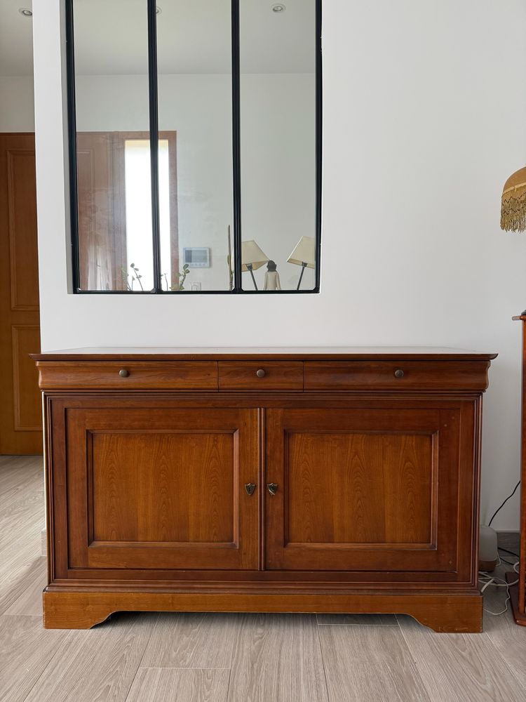 Beau BUFFET merisier marque Grange style Louis Philippe 190 Montgeron (91)