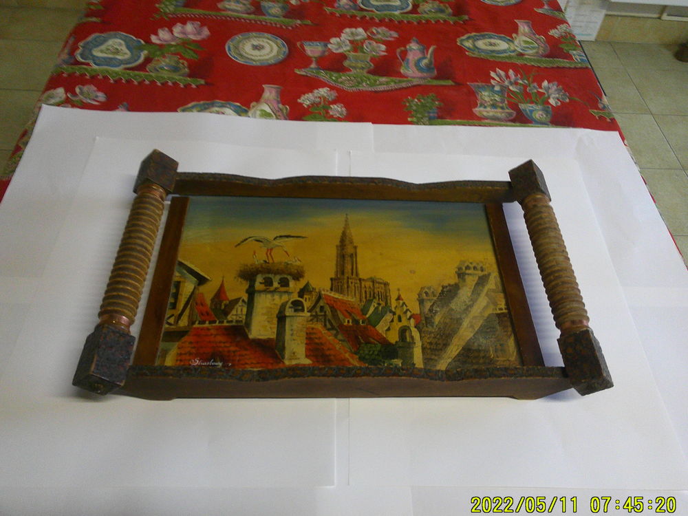 Beau  Plateau  en Bois  ancien 20 Nontron (24)