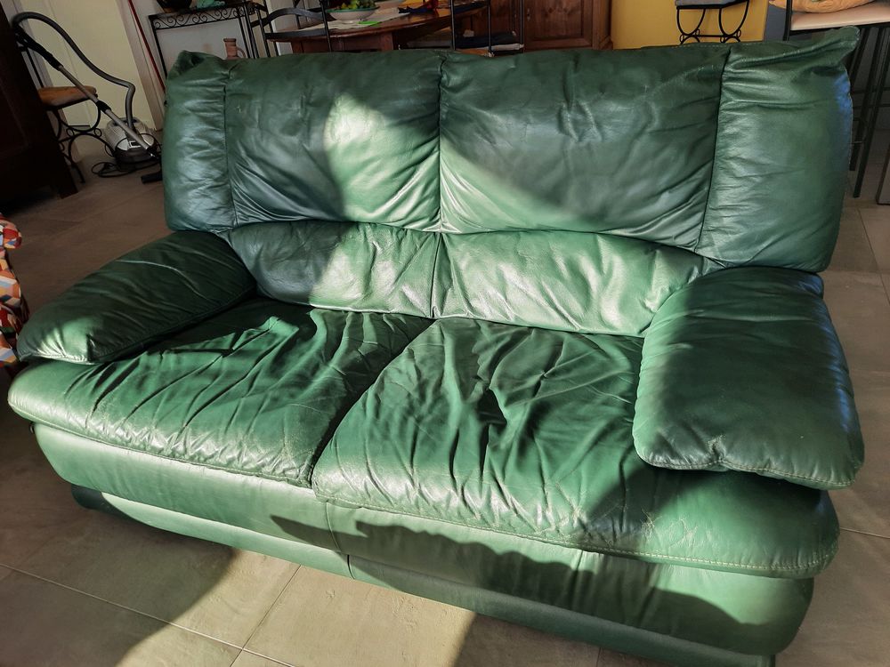 Beau salon complet en cuir 300 Angles (85)