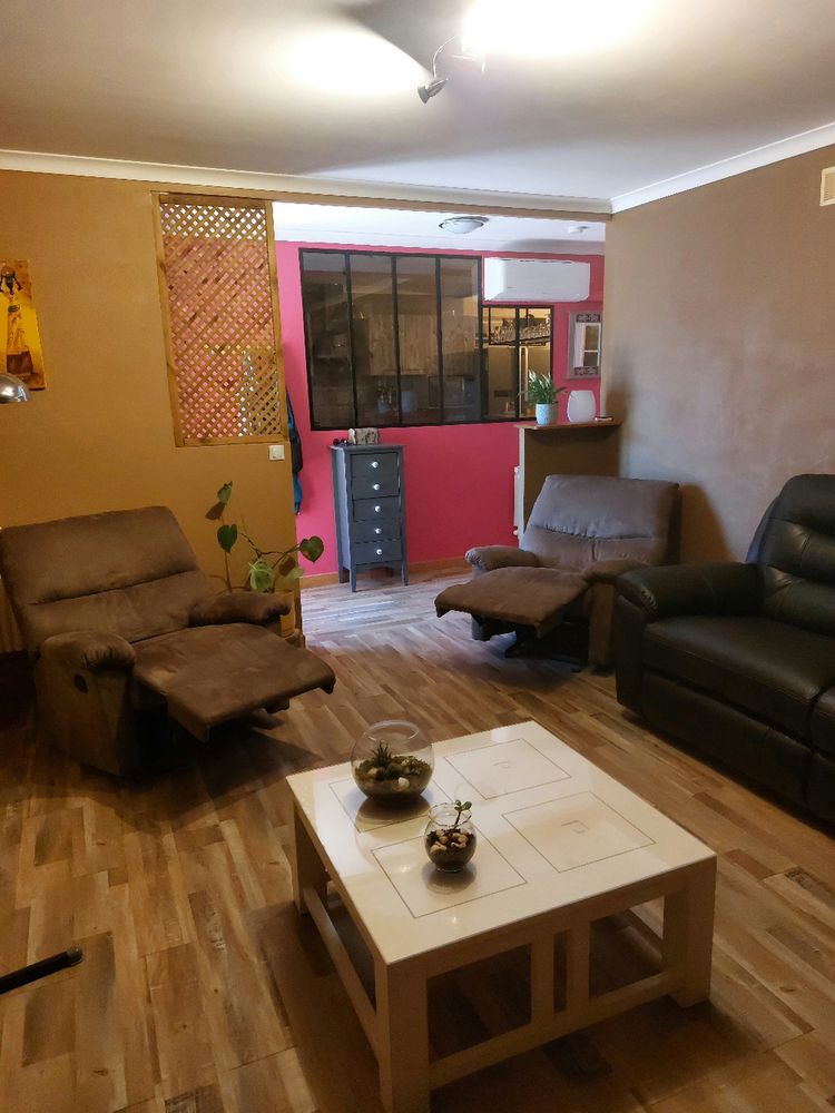 2 beaux fauteuils relax basculants tissu marron 0 Clarensac (30)