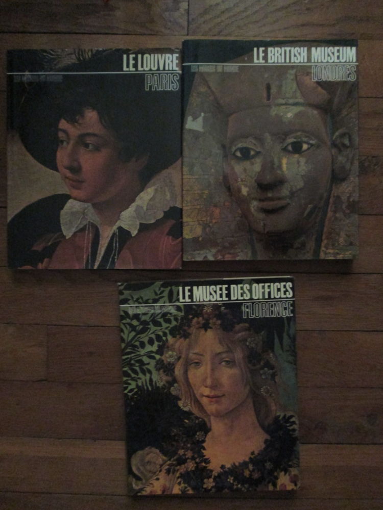 Lot de 3 beaux livres, s�rie  Mus�es du monde  10 Herblay (95)