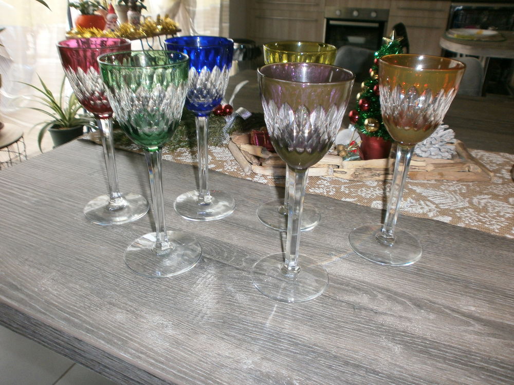 6 BEAUX VERRES A VIN DU RHIN EN CRISTAL BACCARAT NEUFS 0 Sorde-l'Abbaye (40)