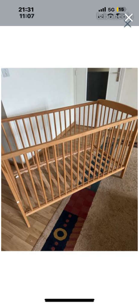 Lit de b�b� en bois 20 Lorient (56)