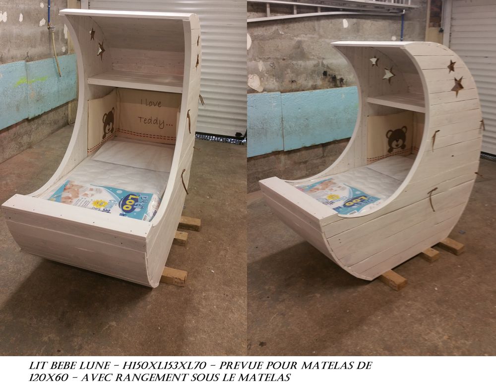 Lit B�b�  lune  250 Sainte-Genevi�ve-des-Bois (91)