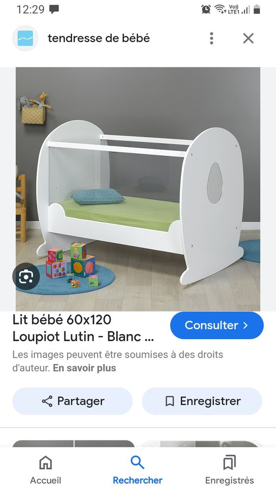 Lit b�b� plexiglas 60 Manonviller (54)