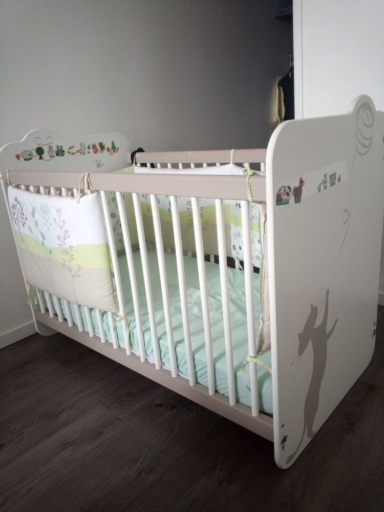 Lit B�b� R�glable � Barreaux 100 Deuil-la-Barre (95)