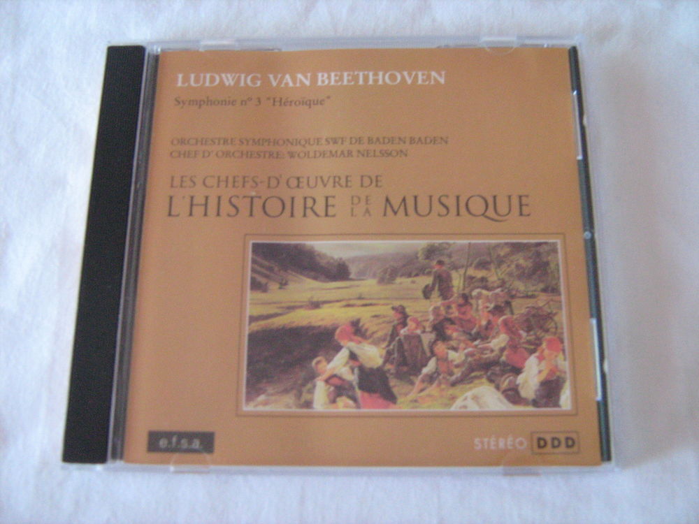 CD Beethoven - Symphonie n° 3  Héroïque  3 Cannes (06)