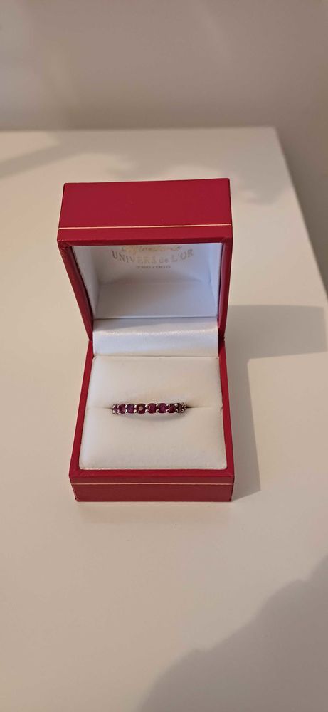Belle+alliance+en+or+18+carats+et+rubis 700 Balaruc-le-Vieux (34)