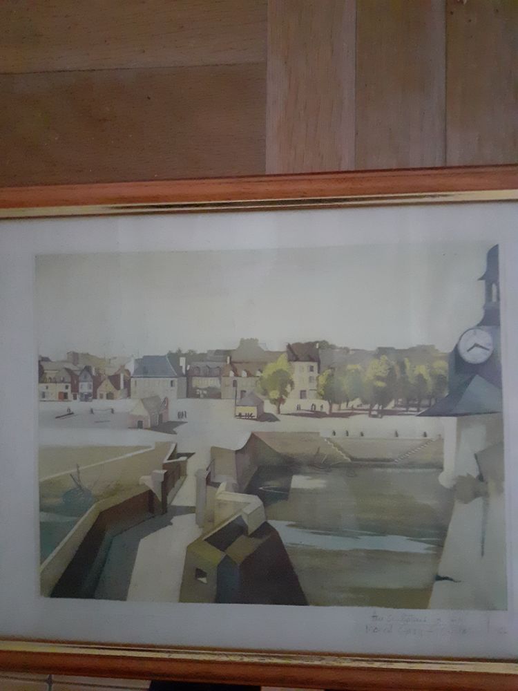 Belle aquarelle de Marcel Gavy-Gouillar 0 Saint-Ch�ron (91)
