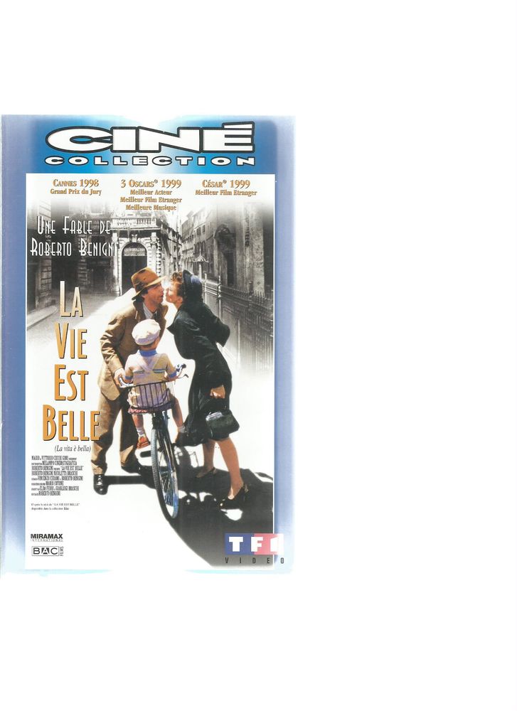 La vie est belle - vhs - benigni - livraison possible 5 Toulouse (31)