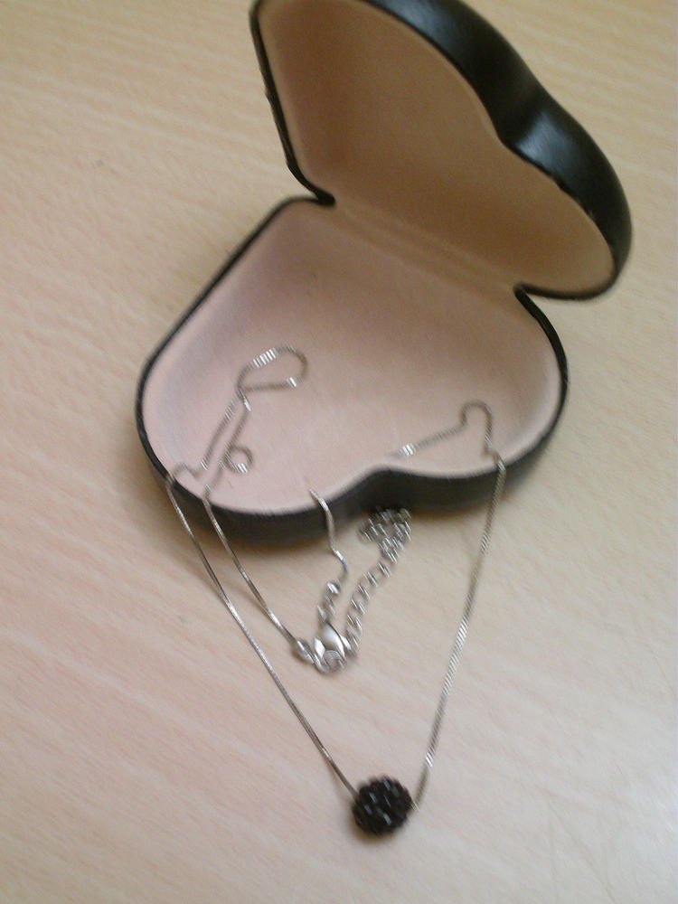 Belle parure ancienne sph�re noire  N�986 10 Beaune (21)