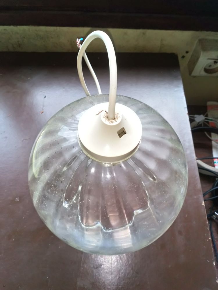 Belle Suspension Lustre Globe Verre Luminaire 0 Battrans (70)