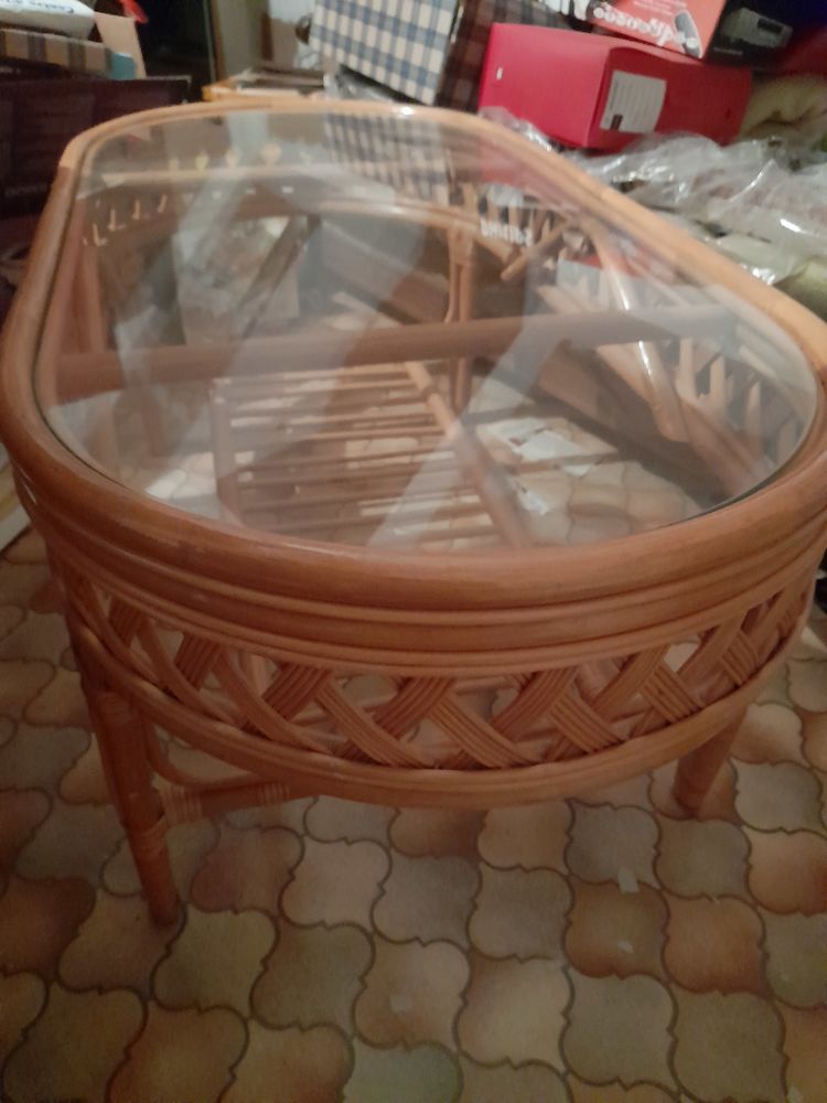Belle table basse en rotin 250 �ragny (95)