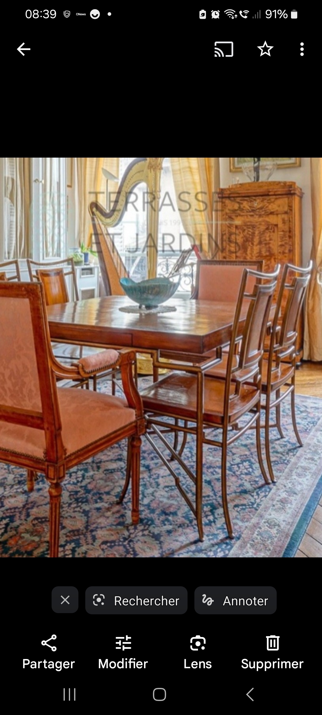 Belle table salle a manger 380 Levallois-Perret (92)