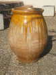 belle urne céramique intérieur émaillé marron  79 Carcassonne (11)