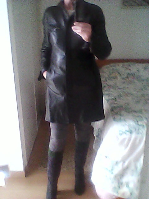 Belle veste longue cuir, 70 Strasbourg (67)