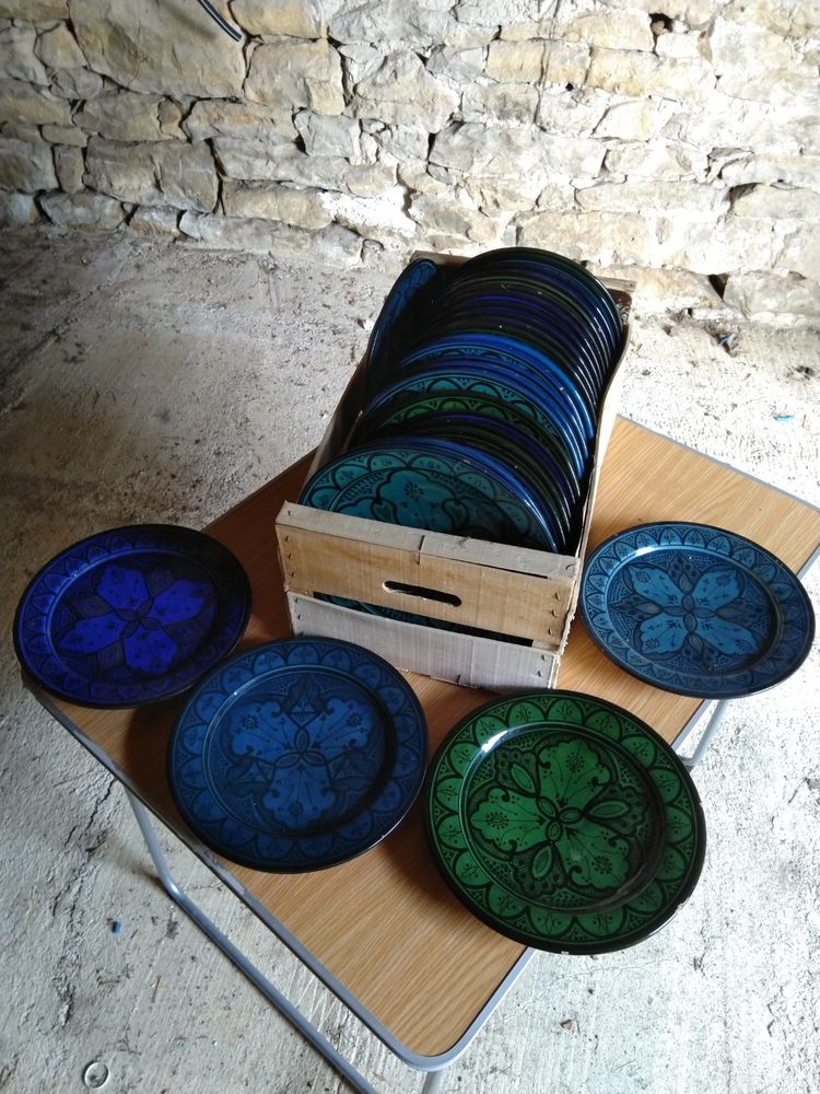 lot belles assiettes marocaines 60 Montauban (82)