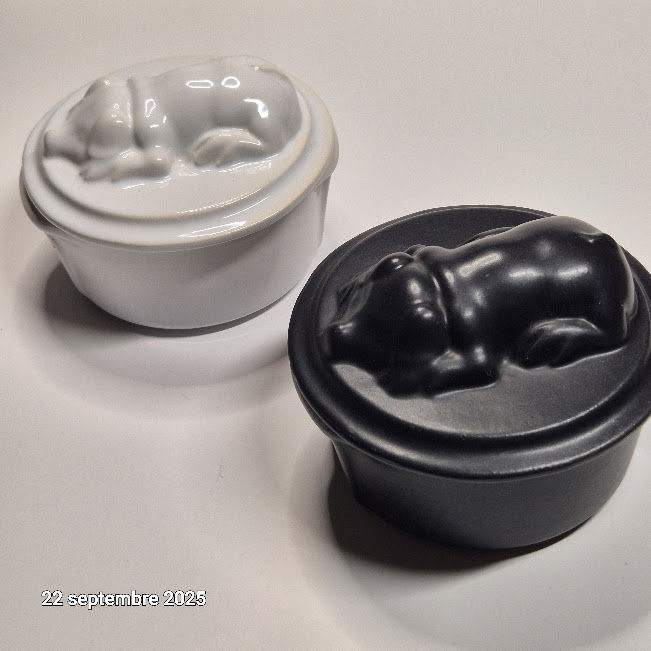 Belles cocottes individuelles, rare de poteries de Soufflenh 20 Saumur (49)