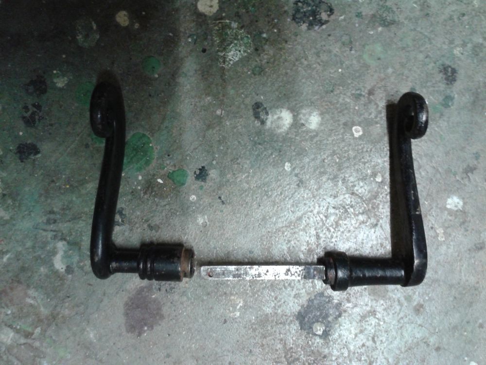 B�quilles double en  fer forg� anciennes THIRARD neuves 12 Dijon (21)