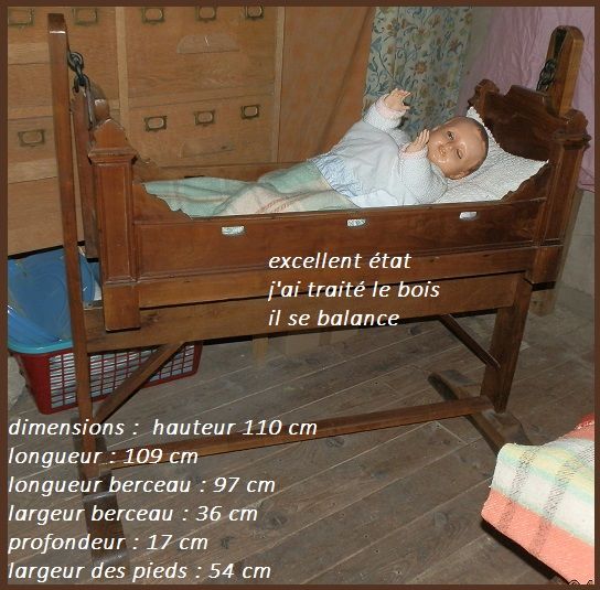 Achetez Berceau Ancien Occasion Annonce Vente A Saint Goussaud 23 Wb