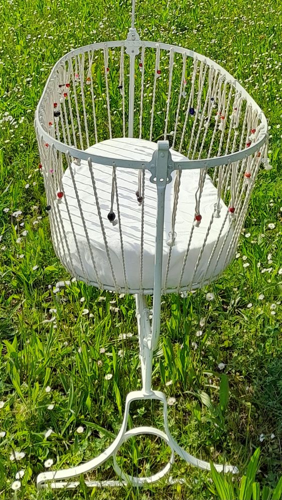 Berceau fer forg� blanc 70 Magny-les-Hameaux (78)