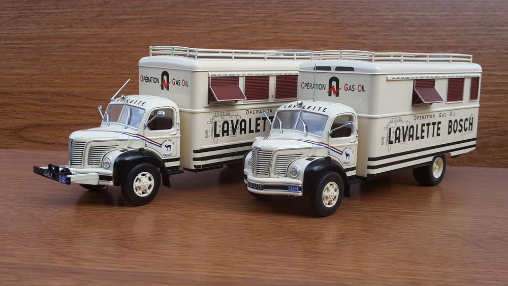 Lot de 2 Berliet GLC 6 Okapi 50 Follainville-Dennemont (78)