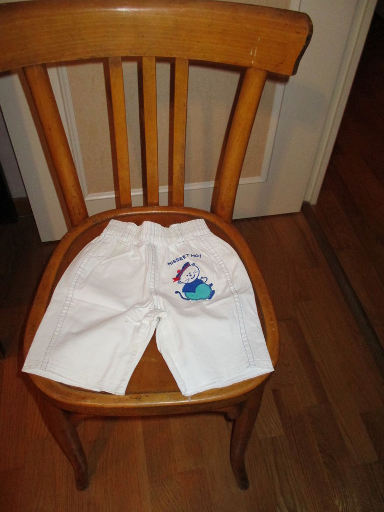 Bermuda blanc avec petit marin - hisse et ho ! 0 M�rignies (59)