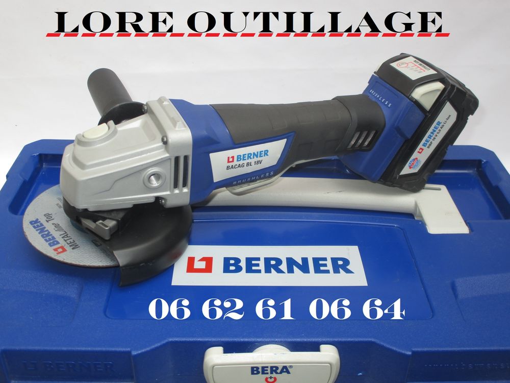 BERNER BACAG BL 18V - Disqueuse / Meuleuse 350 Cagnes-sur-Mer (06)