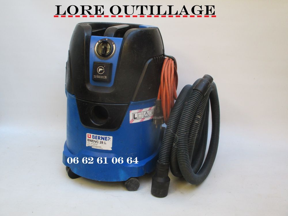 BERNER BWDVC 28L - Aspirateur chantier 220 Cagnes-sur-Mer (06)