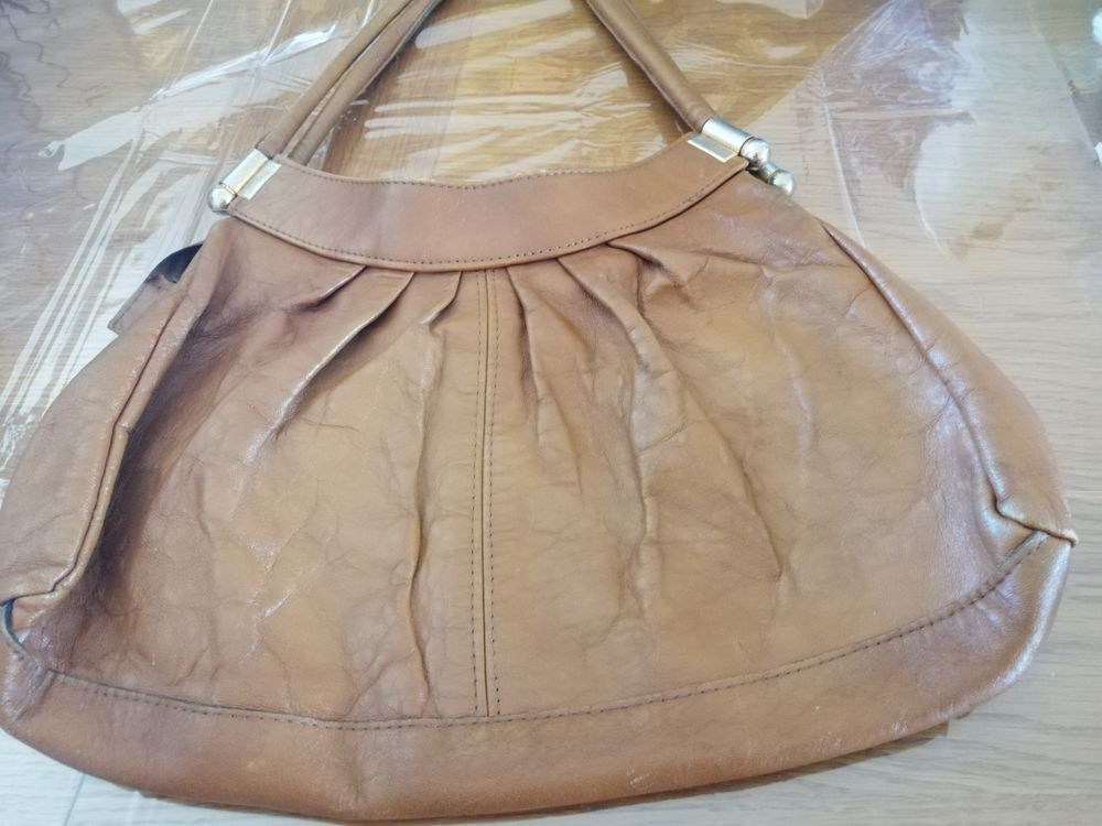 SAC BESACE CUIR MARRON 8 Monteux (84)