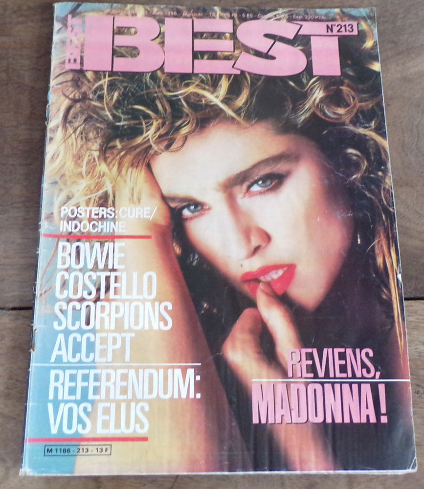 Best revue n� 213 Madonna Bowie 5 Laval (53)