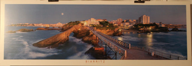 BIARRITZ  :   PASSERELLE DU ROCHER DE LA VIERGE    17 Anglet (64)