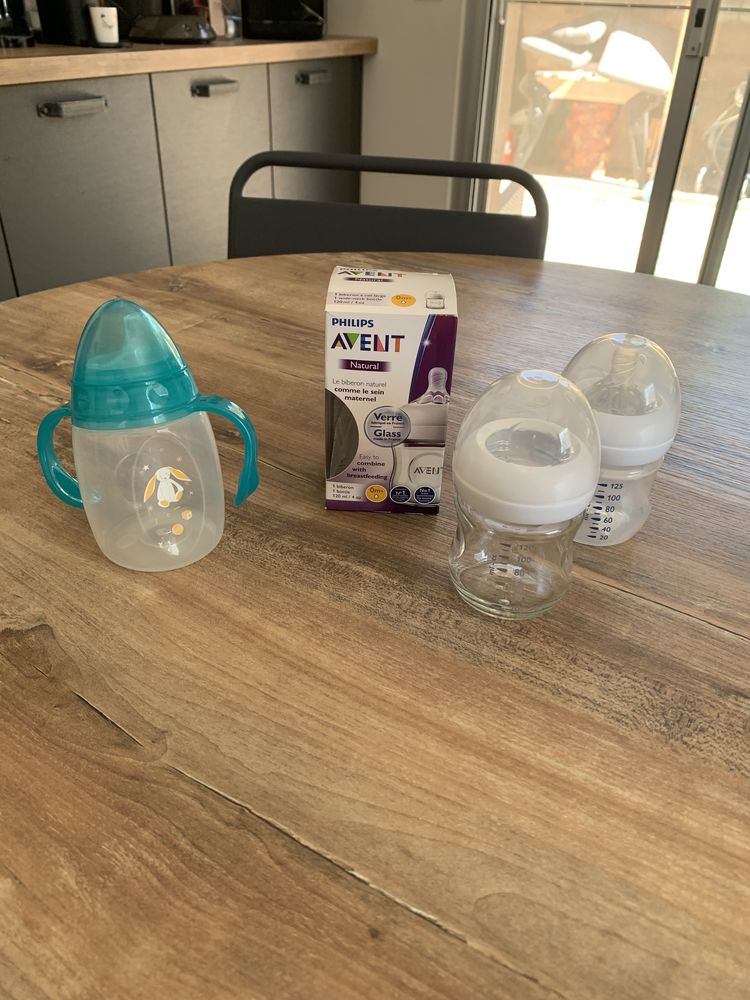 Lot de 3 biberons - 2 biberons Avent philips 6 Saleilles (66)