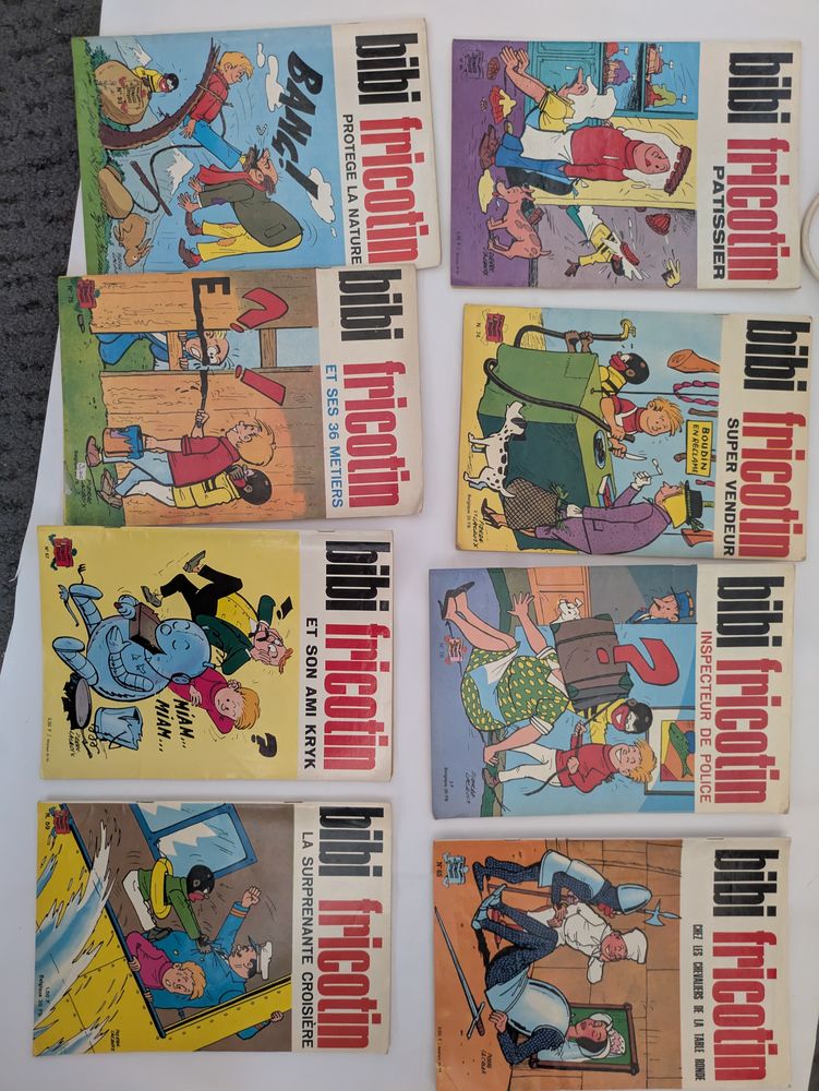 bibi fricotin n�6,31,59,65,67,74,75,76,90,93
et 18 abim�
25 Dijon (21)