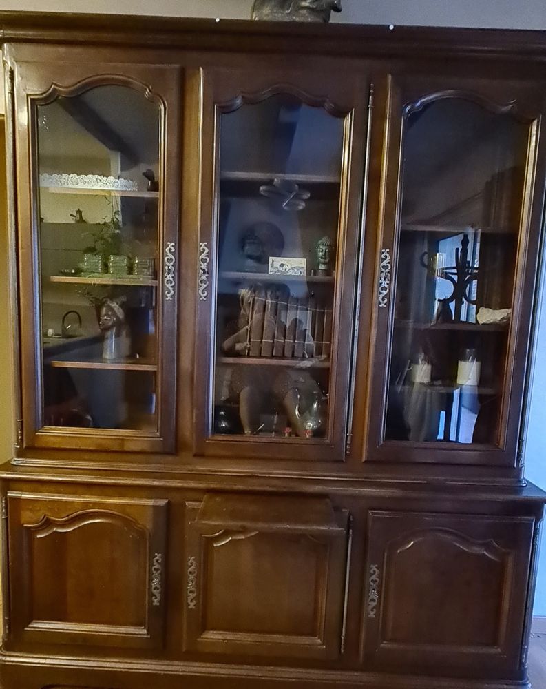 biblioth�que bahut en merisier massif Louis XIV 399 Gondreville (54)