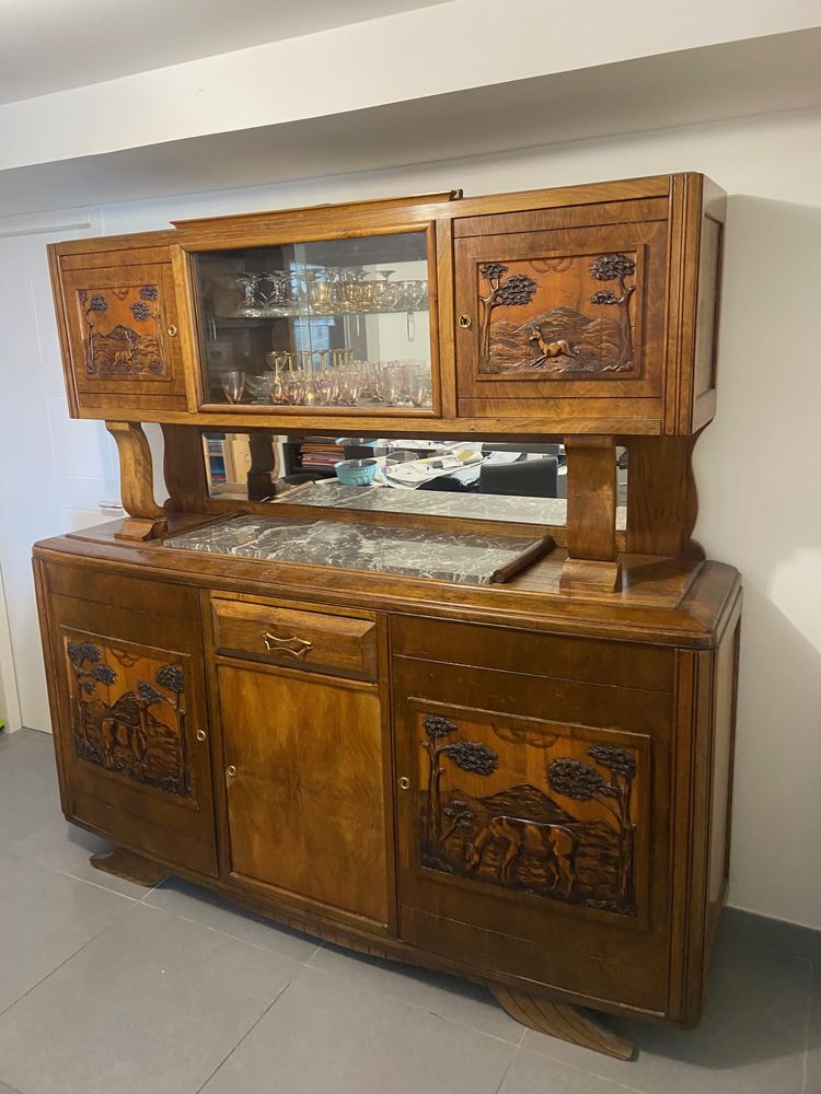 Biblioth�que et Buffet en Merisier, l'ensemble de 2 meubles
500 Aix-les-Bains (73)