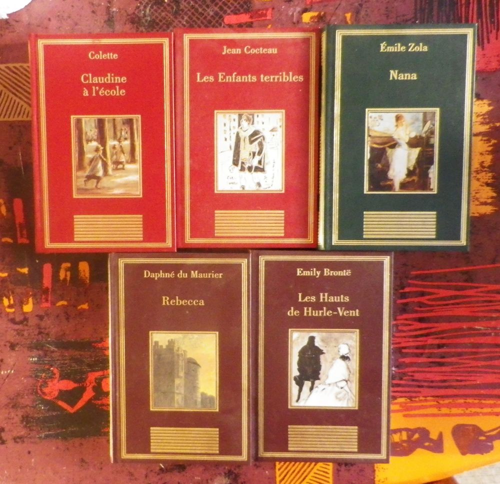 LOT DE 5  LA BIBLIOTHEQUE DES CHEFS D'OEUVRE  10 Attainville (95)