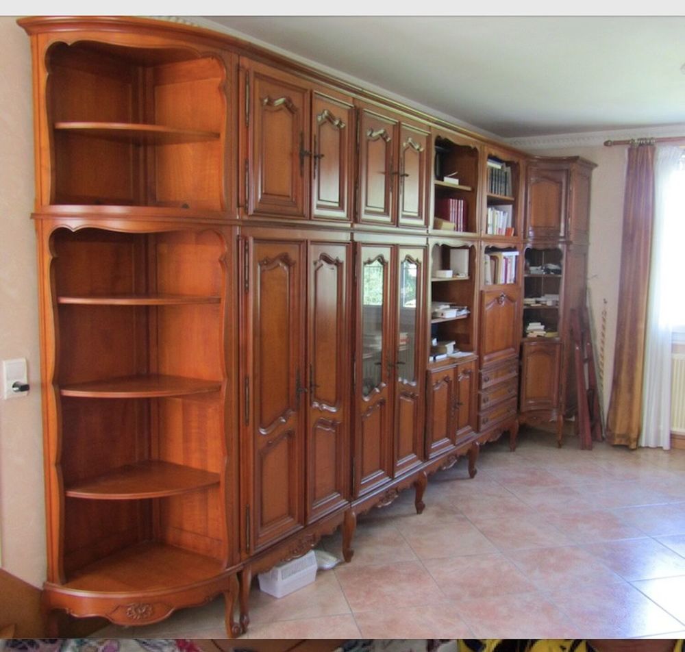 Biblioth�que merisier /�l�ments adaptable. 1500 Saint-Pierre-le-Vieux (85)