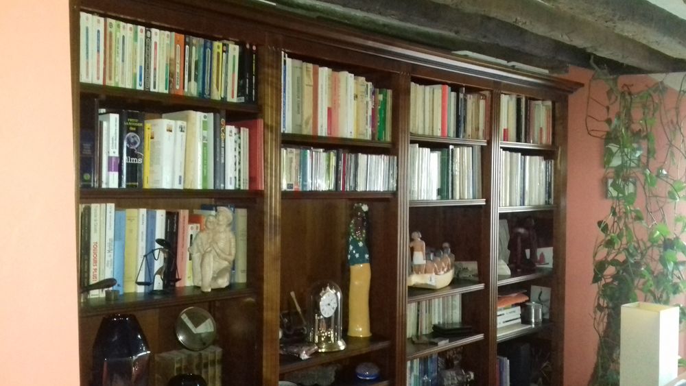 Biblioth�que merisier massif 1200 Bagnolet (93)