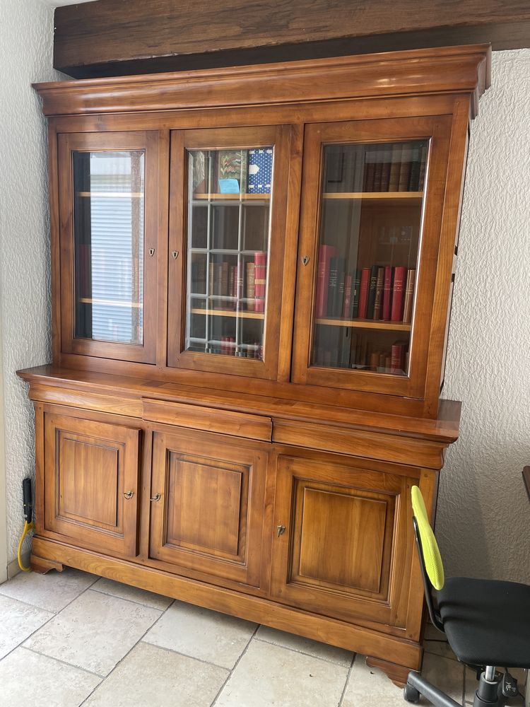 Biblioth�que en Merisier 500 Saint-Laurent-du-Var (06)